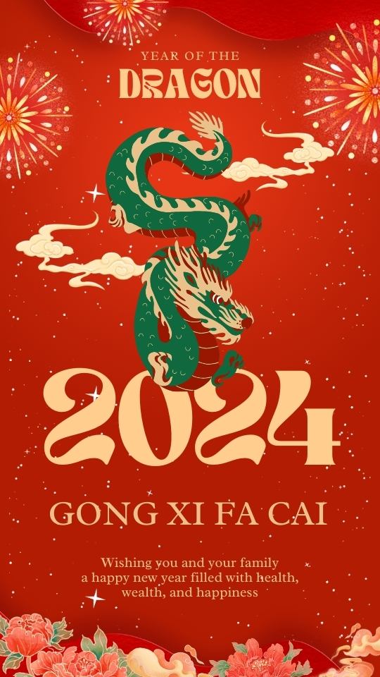 Year of the wood dragon 2024